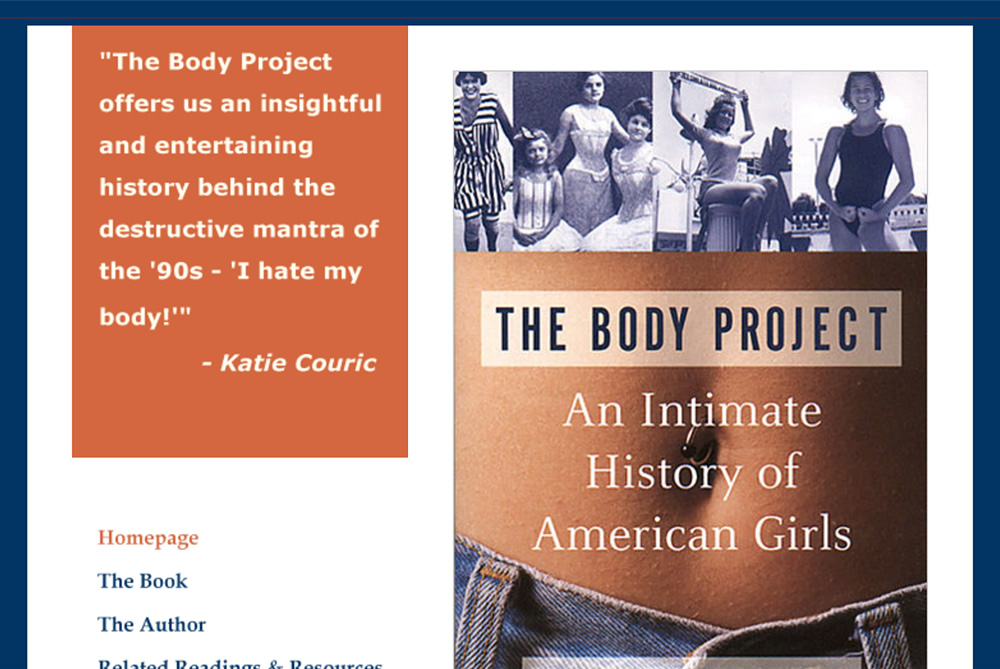 Joan Jacobs Brumberg<br ->The Body Project